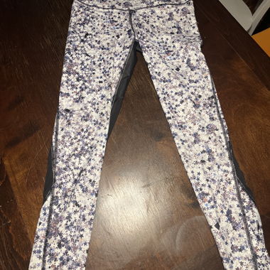 Leggings à imprimé étoiles florales