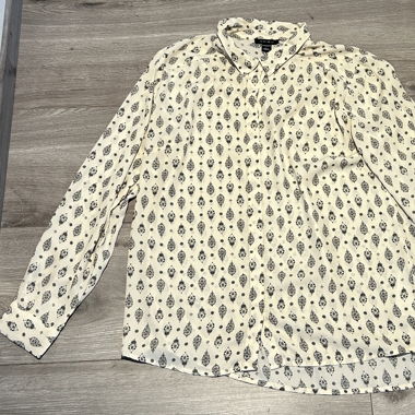Chemise blanche à motif