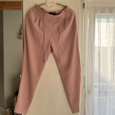 Rosa Damen-Stoffhosen 