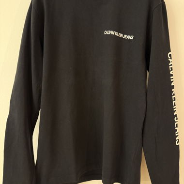 T-shirt maniche lunghe Calvin Klein Jeans nero S