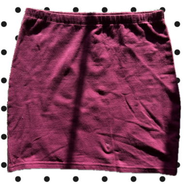 magenta skirt
