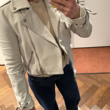 Lederjacke 