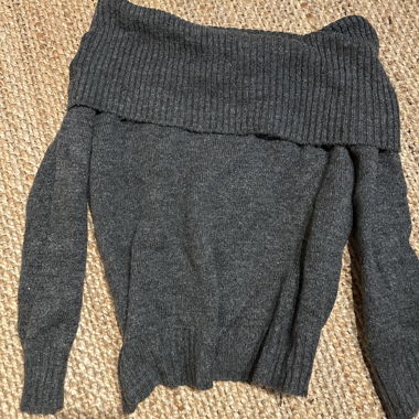 Off-shoulder sweater