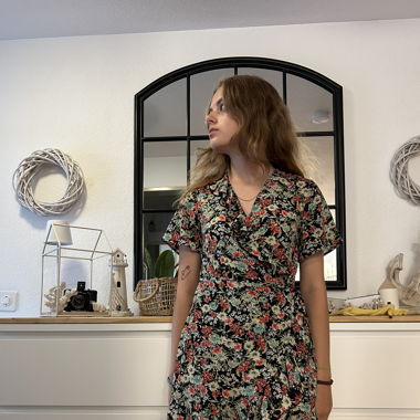 summer wrap dress