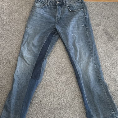 Zara flared style jeans blue