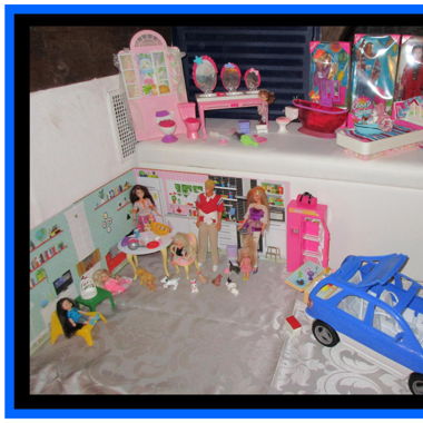 Barbie Sammlung Wohnung Familie Camper - Paket 2