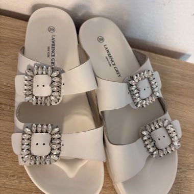 Ciabatte in pelle autentica Gr. 39