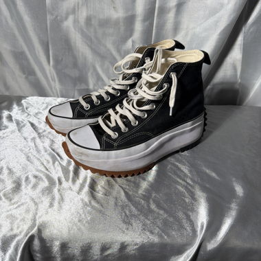 Converse Black high-top platform sneakers