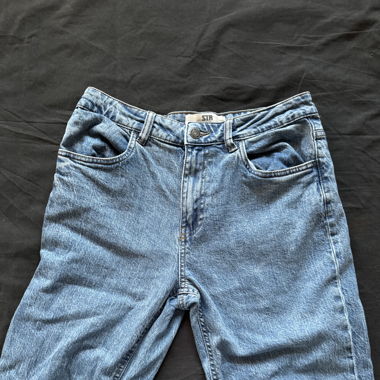 Straight leg jeans