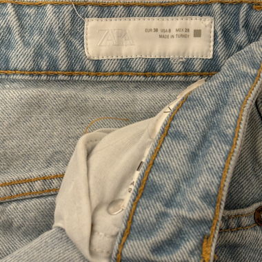 Jeans mit geradem Bein - blau