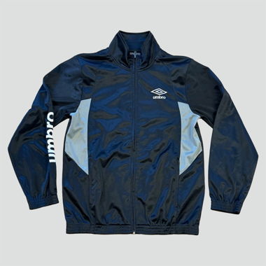Vintage black Umbro track jacket