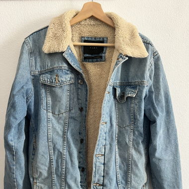 Jeans Jacke gefüttert