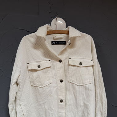 Veste Zara velours côtelé 