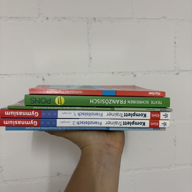French Learning Books for Gymnasium/KV, 5-pack