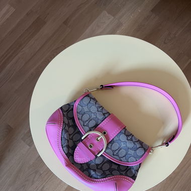 Coach Signature Jacquard Soho Flap Bag
