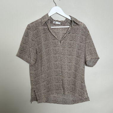 Patterned Short-Sleeve Shirt