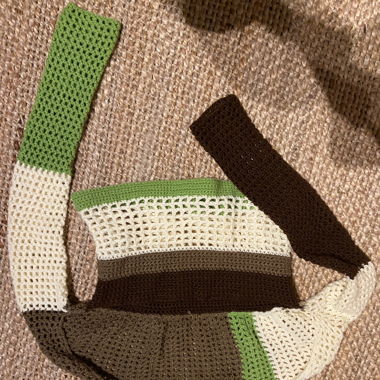 Selfmade crochet top
