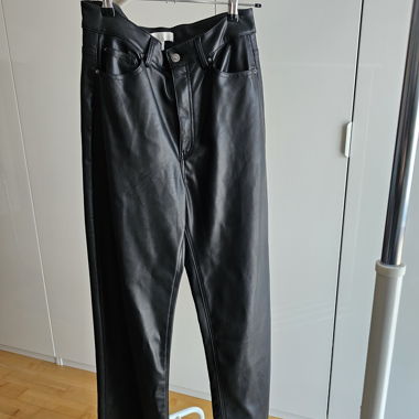 Faux leather trousers (40/34)