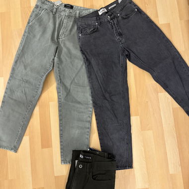 Lot de 3 jeans style MOM/BAGGY 36
