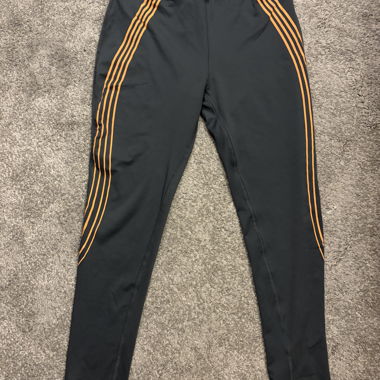 Leggings sportivi nero/arancione