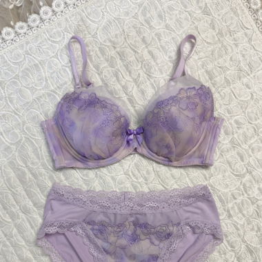 Purple Lace Bra Set (New-70B/C)