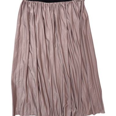 Pleated midi skirt