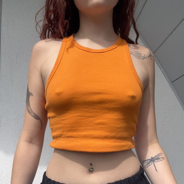 Crop Top Orange