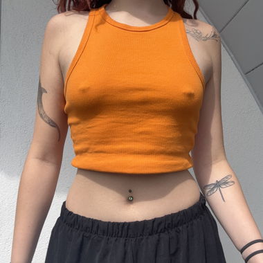 Crop Top Orange