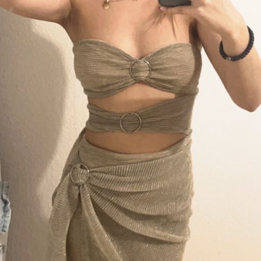 Gold Sparkling Dress