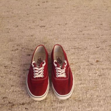 Schuhe Vans weinrot