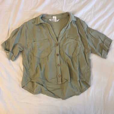 Zara blouse, size XS, green