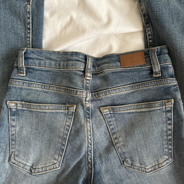 Jean flare taille basse