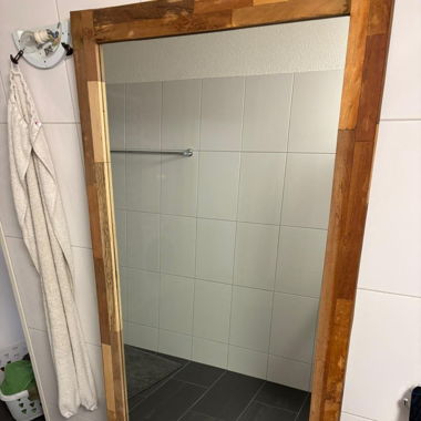 big mirror wood