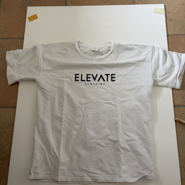 White Elevate Clothing T-Shirt