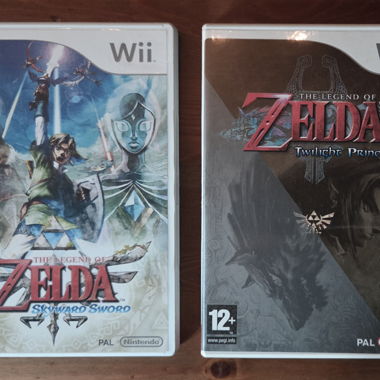 Jeux Wii Zelda Skyward Sword & Twilight Princess