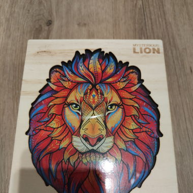 Puzzle aus Holz Löwe