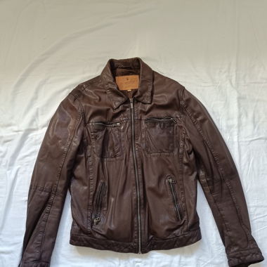 Lederjacke 