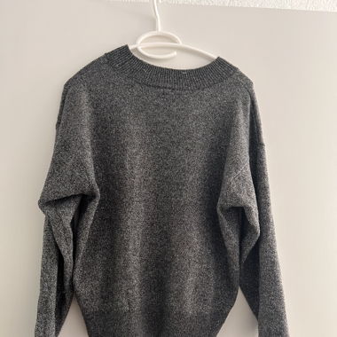 Pull gris argenté 