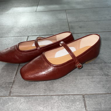 Ballerine Mary Jane marroni taglia 41