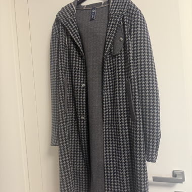 AC Italia houndstooth jacket with hood
