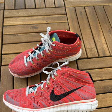 Nike Lunar Flyknit Chukka - Bright Crimson