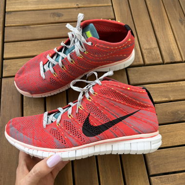 Nike Lunar Flyknit Chukka - Bright Crimson