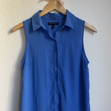 Chemisier bleu Banana Republic