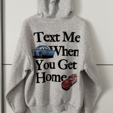 Cars Hoodie grau