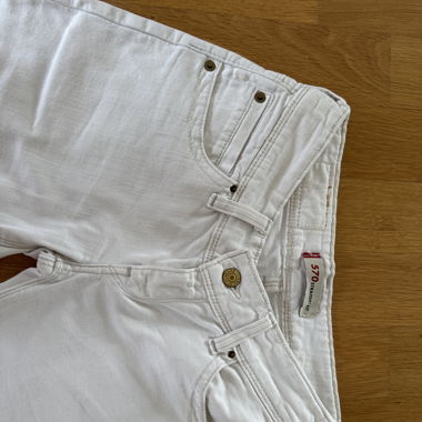 Levi low waist white jeans vintage 