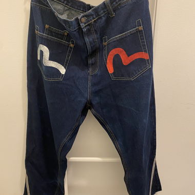 Pantalon baggy Evisu
