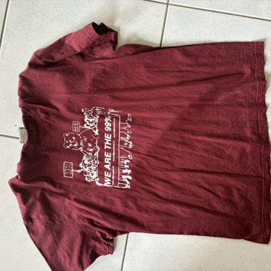 T-shirt basic bordeaux