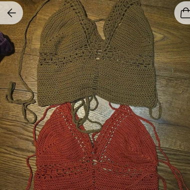 Duo crochet tops 