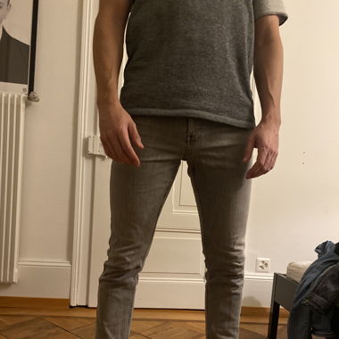 Dr.Denim Jeans Hellgrau