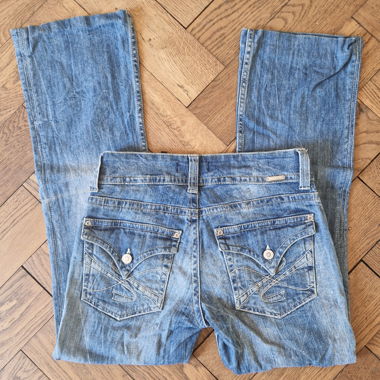 Jeans bootcut vintage a vita bassa Y2k
